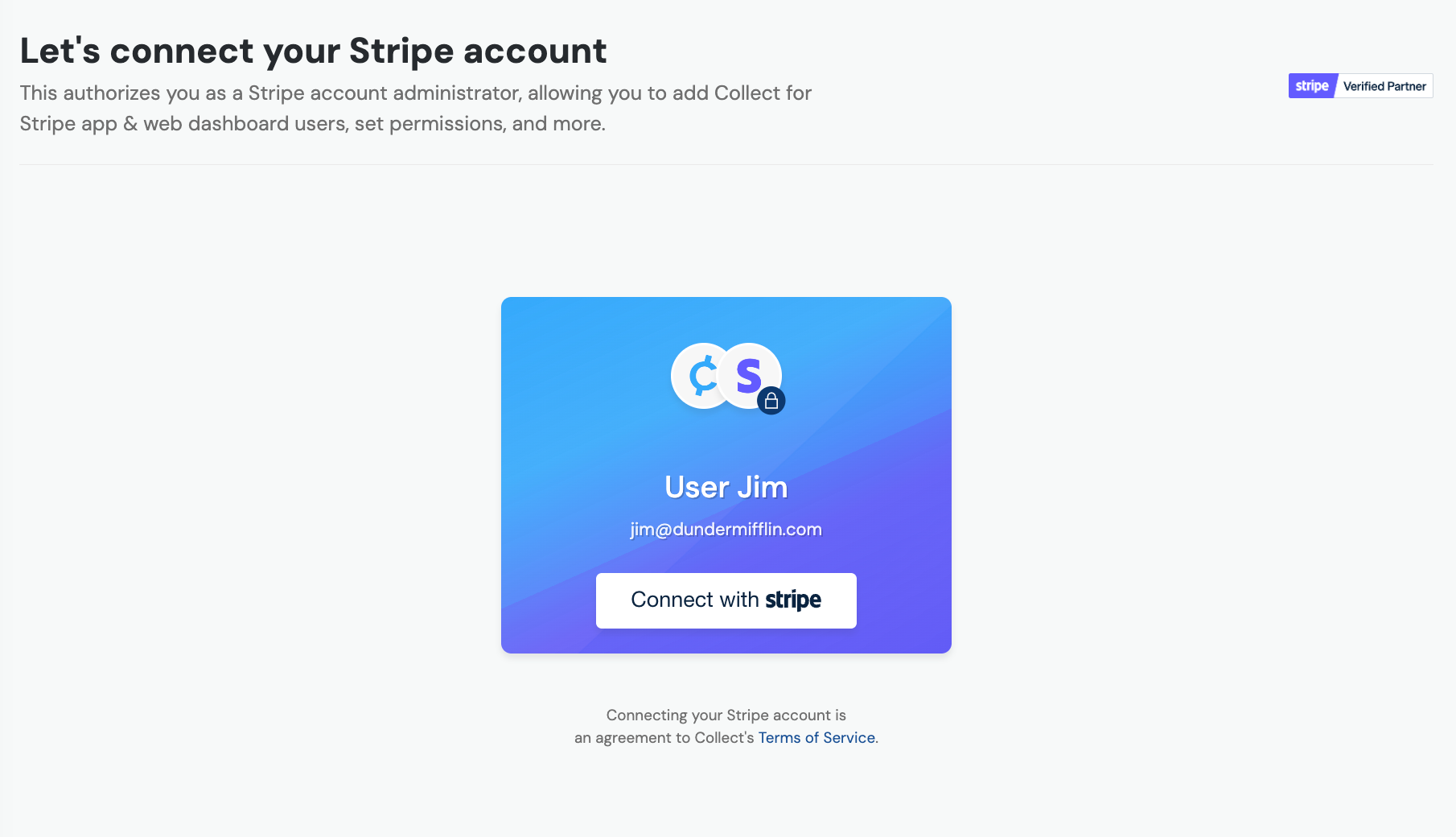 Connect with Stripe