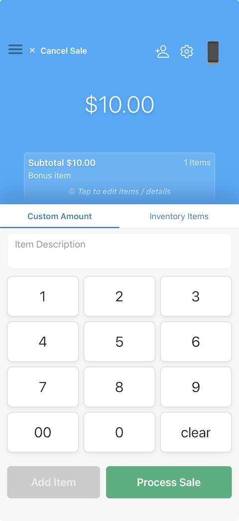Collect for Stripe on Stripe Reader S700